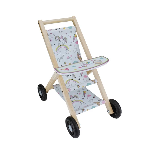 ÇG71 Okutan, Ahşap Bebek Arabası ürün görseli 1