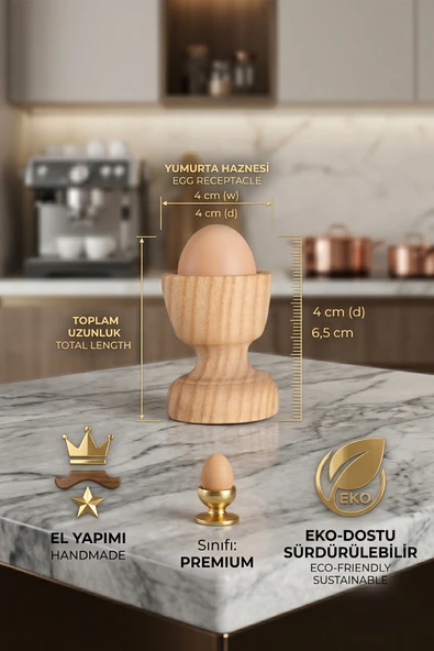Doğal Ağaç 6 lı Yumurtalık - Resim 2