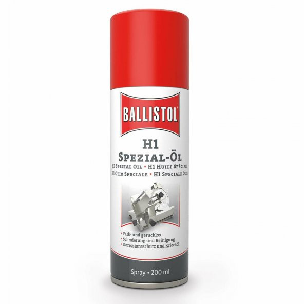 Ballistol H1 Special Sprey Yağ 200ml ürün görseli 1