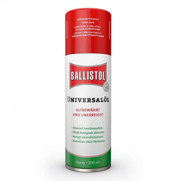 Ballistol Universal Sprey Yağ 200 ml ürün görseli 1