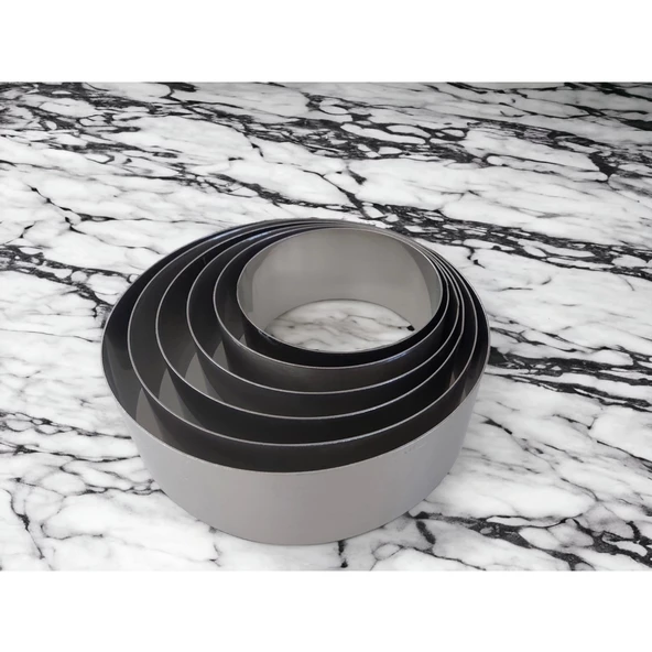 Çember Pasta Kalıbı Ø20 Cm H:7 Cm - Resim 2