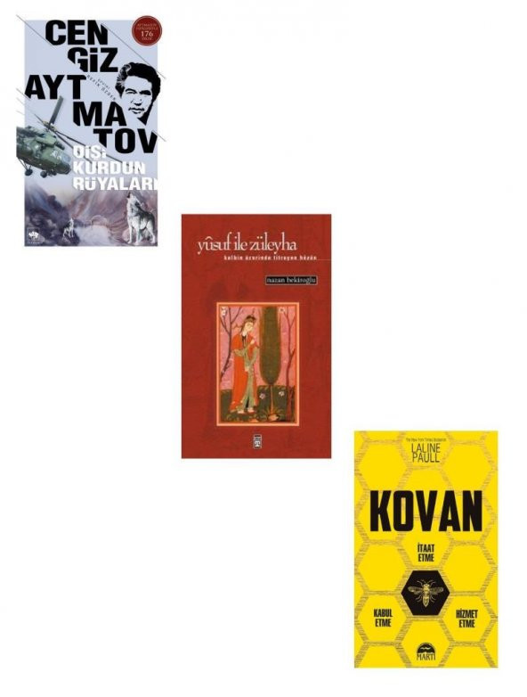 Yusuf ile Züleyha + Dişi Kurdun Rüyaları + Kovan (3 Kitap) ürün görseli 1