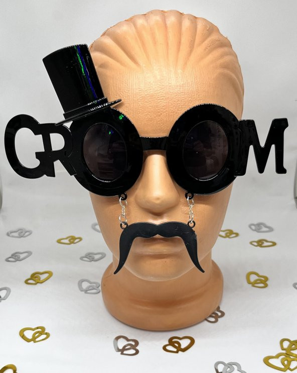 Parti Gözlük Groom Bıyıklı - Resim 2