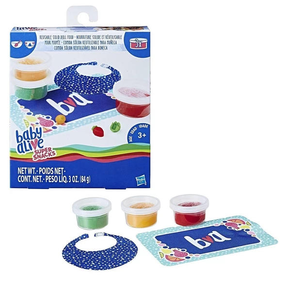 C2727 Baby Alive Super Snacks Yedek Mama Paketi +3 yaş ürün görseli 1