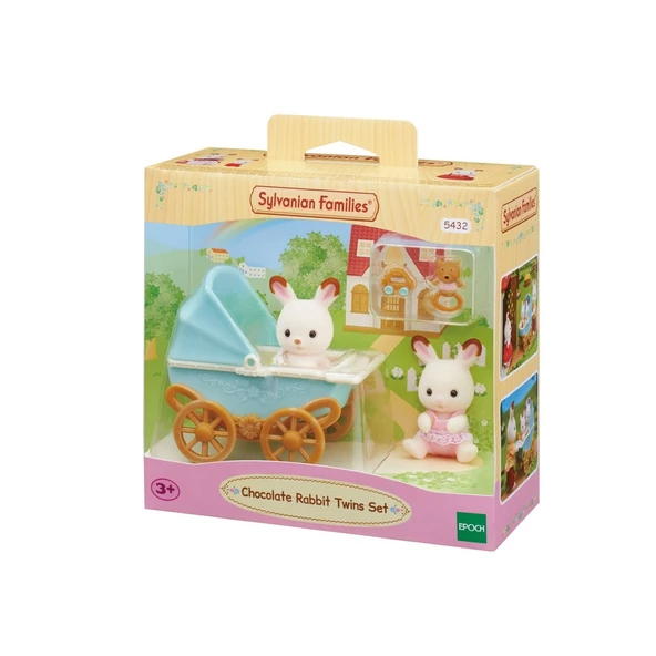 5432 Sylvanian Families, Çikolata Kulaklı İkiz Tavşan Bebek, +3 yaş ürün görseli 1