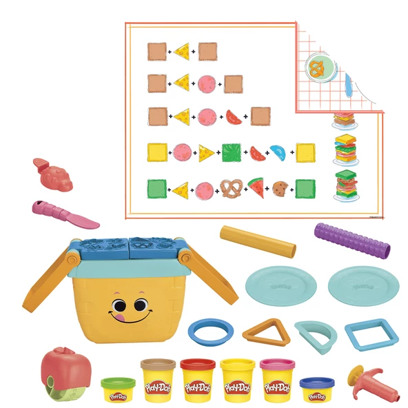 F6916 Play-Doh Piknik Şekilleri Başlangıç Seti +3 yaş - Resim 2