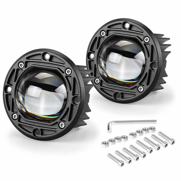 Space Off-road sis lambası-beyaz/amber  adet 20W 12-24V / LASS326 ürün görseli 1