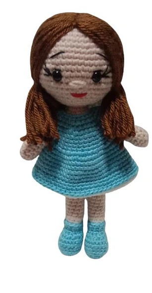 Minyatür Sultan Bebek Amigurumi Organik Oyuncak ürün görseli 1