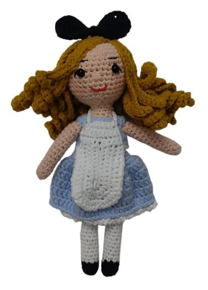 Minyatür Sindiralla Bebek Amigurumi Organik Oyuncak ürün görseli 1