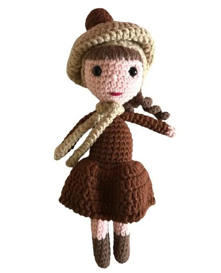 Minyatür Tarçın Güz Bebek Amigurumi Organik Oyuncak ürün görseli 1