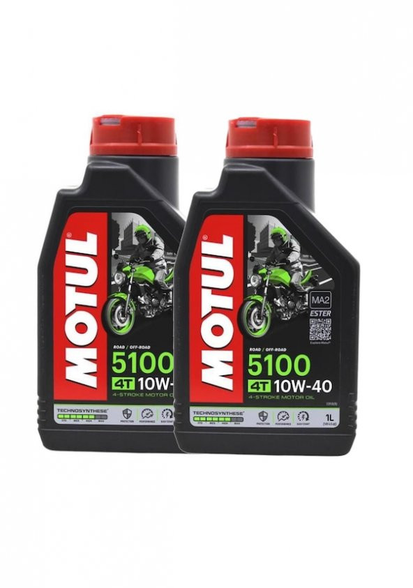 BAJAJ PULSAR-CBR-NK250-RX3 MOTOR YAĞI MOTUL 10-40 5100 2LT ürün görseli 1