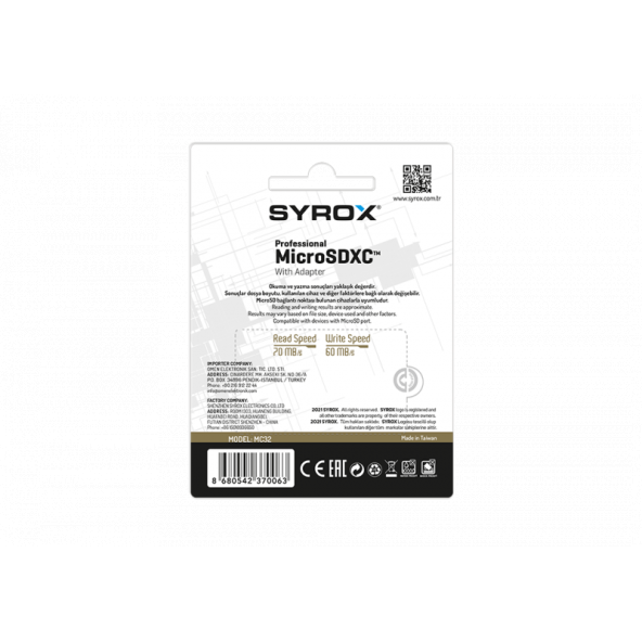 Professional MicroSDXC With Adapter Read Speed 70MBs Write Speed 60MBs 32GB - Resim 4