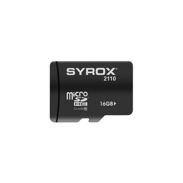 Syrox 16 GB Micro Sd Card Hafıza Kartı & Adaptörü Class 10 MC16 16GB hafıza kartı 16 gb hafıza kartı ürün görseli 1
