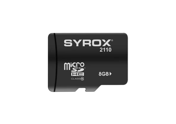 Syrox 8 GB Micro SD Hafıza Kartı - SYX-MC8 8GB Micro Sd Hafıza Kartı MC8 8GB Micro Sd Hafıza Kartı - 8GB HAFIZA KARTI ADAPTÖRÜ YANINDA ürün görseli 1