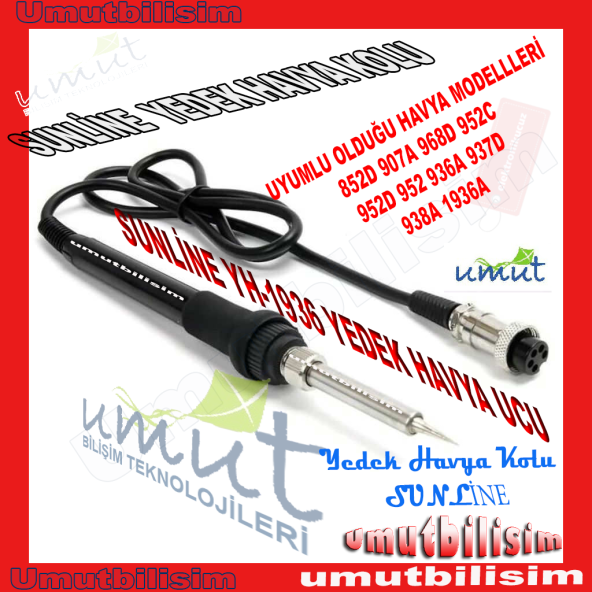 Powermaster uyumlu Yedek Havya Sapı YH-1936A YH-862D- 907A-803-852 Yh-862D ürün görseli 1