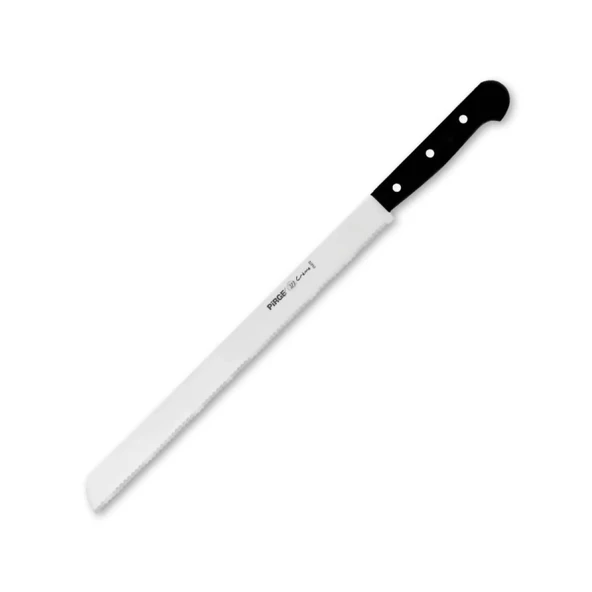 Creme Pasta Bıçağı Dişli Dar 35 cm Siyah ürün görseli 1