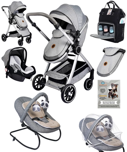 Baby Home 7 In 1 Yeni Doğan Full Set 990 Travel Sistem Bebek Arabası 330 Ev Tipi Ana Kucağı ürün görseli 1