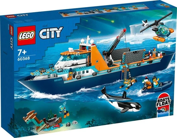 LEGO City 60368 Arctic Explorer Ship ürün görseli 1