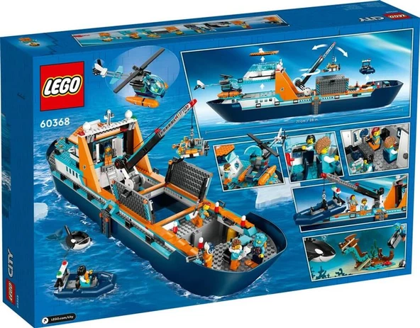 LEGO City 60368 Arctic Explorer Ship - Resim 2