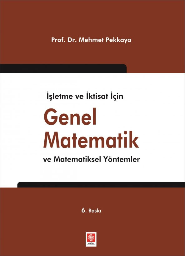 Genel Matematik Mehmet Pekkaya ürün görseli 1