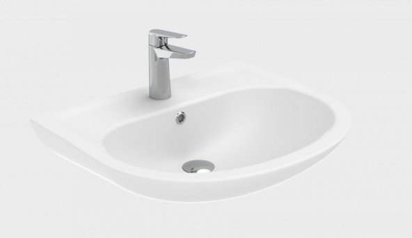 Creavit Pitta 45x55 cm Duvara Monte Lavabo PA055.00 ürün görseli 1