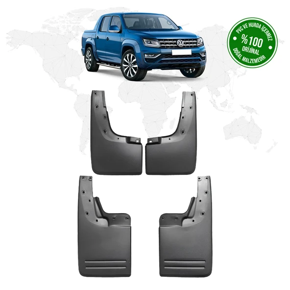 Volkswagen Amarok 2011 - 2020 Model 4'lü Paçalık (Çamurluk - Tozluk) ürün görseli 1