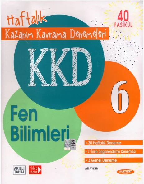 KURMAY 6.SINIF FEN BİLİMLERİ KAZANIM KAVRAMA DENEMELERİ ürün görseli 1