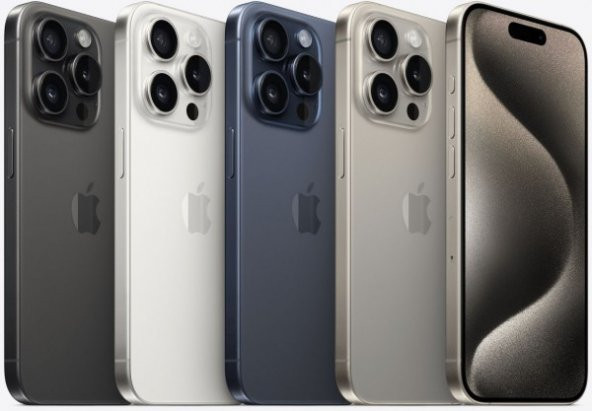 PTTAVM: Apple iPhone 15 Pro 8GB Ram 128GB Mavi Titanyum (Apple