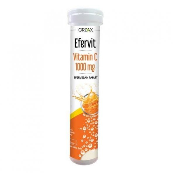 EFERVİT VİTAMİN C 1000 MG 20 EFERVESAN TABLET ürün görseli 1