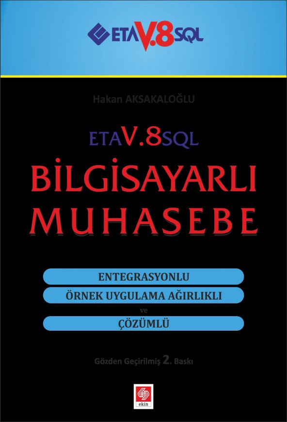 Eta V.8 SQL Bilgisayarlı Muhasebe Hakan Aksakaloğlu ürün görseli 1