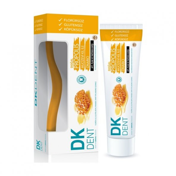 DK DENT PROPOLİS DİŞ MACUNU 75 ML+ FIRÇA HEDİYELİ ürün görseli 1