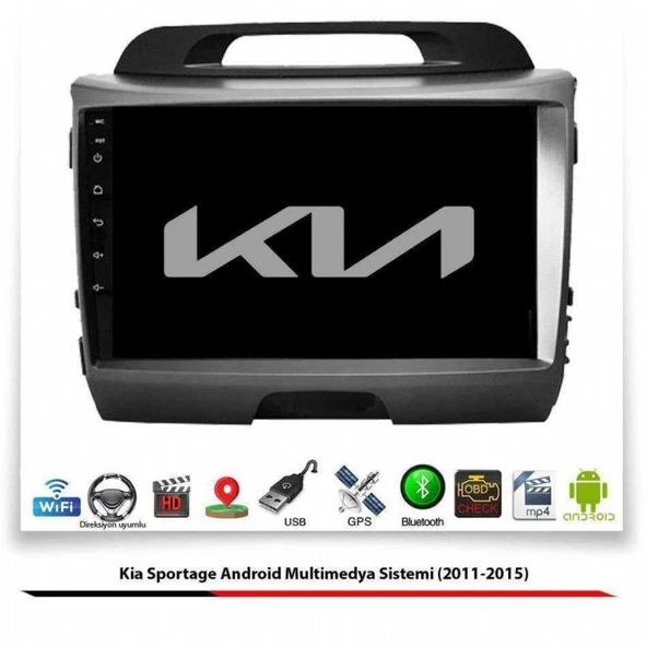 NAVERA KİA SPORTAGE 2011 2015 OEM ANDROİD MULTİMEDYA - Resim 2