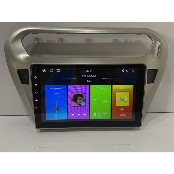 PEUGEOT 301 CİTROEN CELYSEE ANDROİD 2-32 MULTİMEDYA CARPLAY-IPS - Resim 5