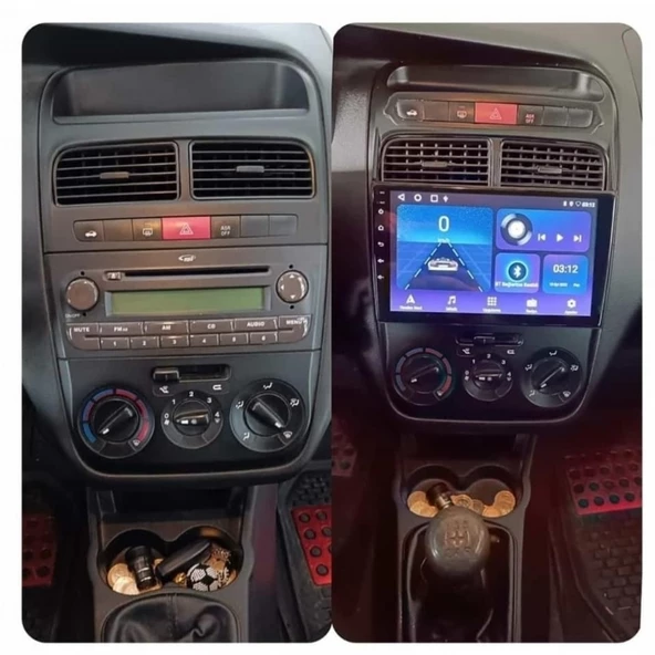 FİAT LİNEA ANDROİD 2-32 MULTİMEDYA CARPLAY-KAMERA-IPS EKRAN ürün görseli 1