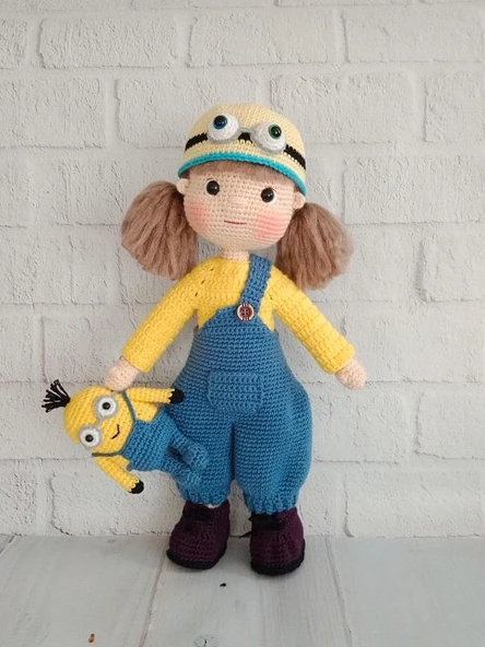 Miliny ve Bob Amigurumi Organik Oyuncak ürün görseli 1