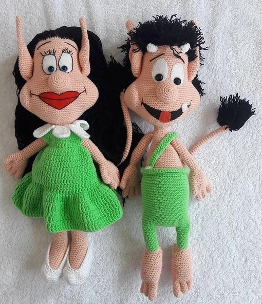 Hugo ve Hugolina Amigurumi Organik Oyuncak ürün görseli 1