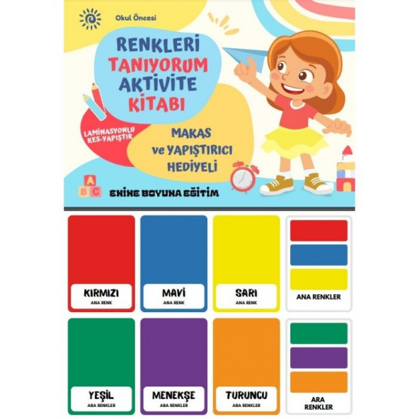 Okul Öncesi Renkler Aktivite Kitabı - Resim 3