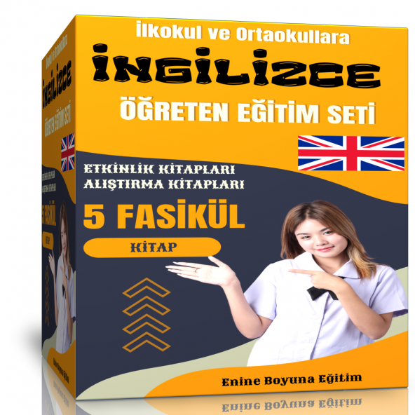 İlkokul ve Ortaokullara İngilizce Öğreten Eğitim Seti ürün görseli 1