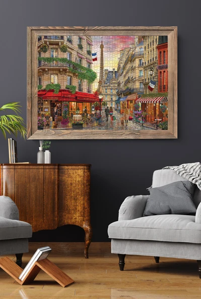 Anatolian 1500 Parçalık Puzzle - Cafe Eiffel 4572 - Resim 3