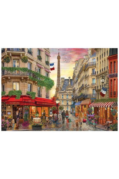 Anatolian 1500 Parçalık Puzzle - Cafe Eiffel 4572 - Resim 2