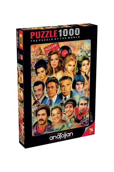 Anatolian 1000 Parçalık Puzzle - Yeşilçam Yıldızları 1155 ürün görseli 1