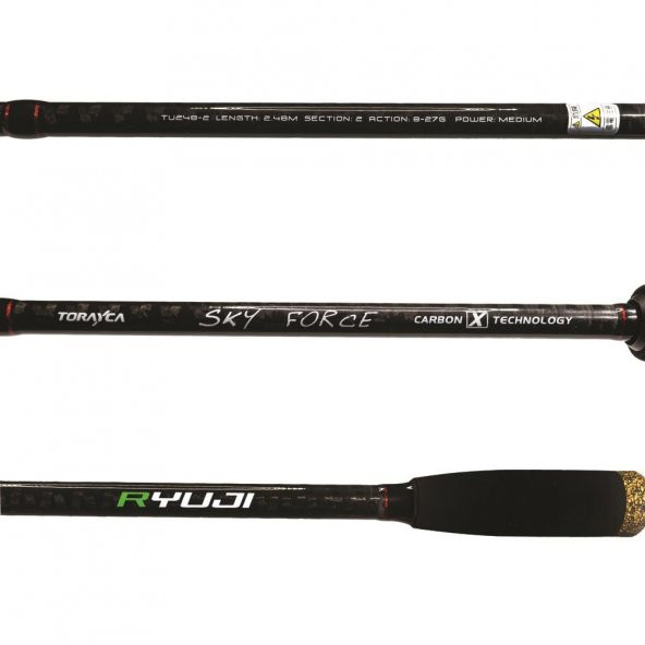 Ryuji Sky Force 274 cm 10-50 gr 2 Parça Spin Olta Kamışı - Resim 3