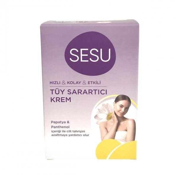 Sesu Tüy Sarartıcı Krem 35 gr + 18 gr ürün görseli 1