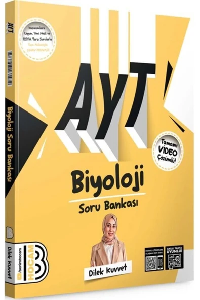 AYT 2023 BİYOLOJİ VİDEO DESTEKLİ SORU BANKASI  BENİM HOCAM ürün görseli 1