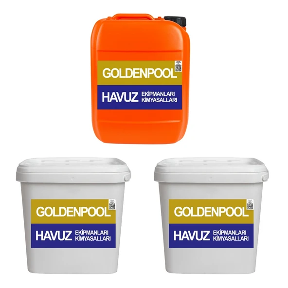GTX Goldenpool Toz Klor  - Yosun Önleyici - Toz ph Düşürücü 10 KG Paketi ürün görseli 1