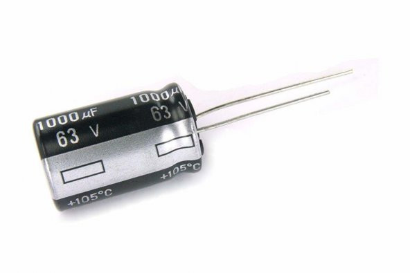 1000uF 63V Elektrolit Kondansatör ürün görseli 1