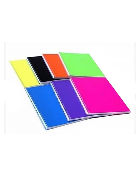 Mynote Flex Neon A4 60 Yaprak Spiralli Kareli Defter - Resim 2