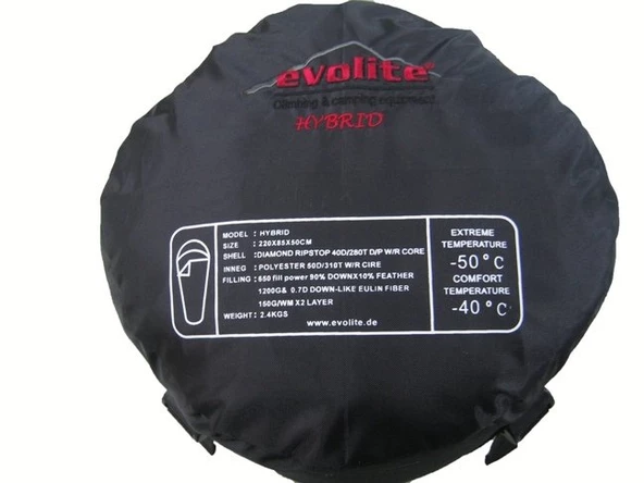 Evolite Hybrid -50 Uyku tulumu - Resim 8