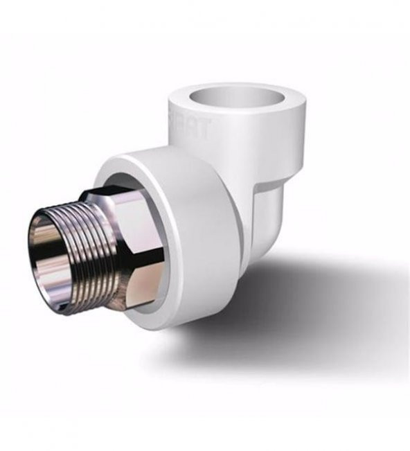PPRC Dış Dişli Dirsek 32-1  MM (Altı Köşe) ürün görseli 1
