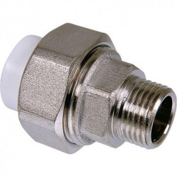 PPRC Dış Dişli Oynar Başlıklı Rakor 25-3/4 MM. ürün görseli 1